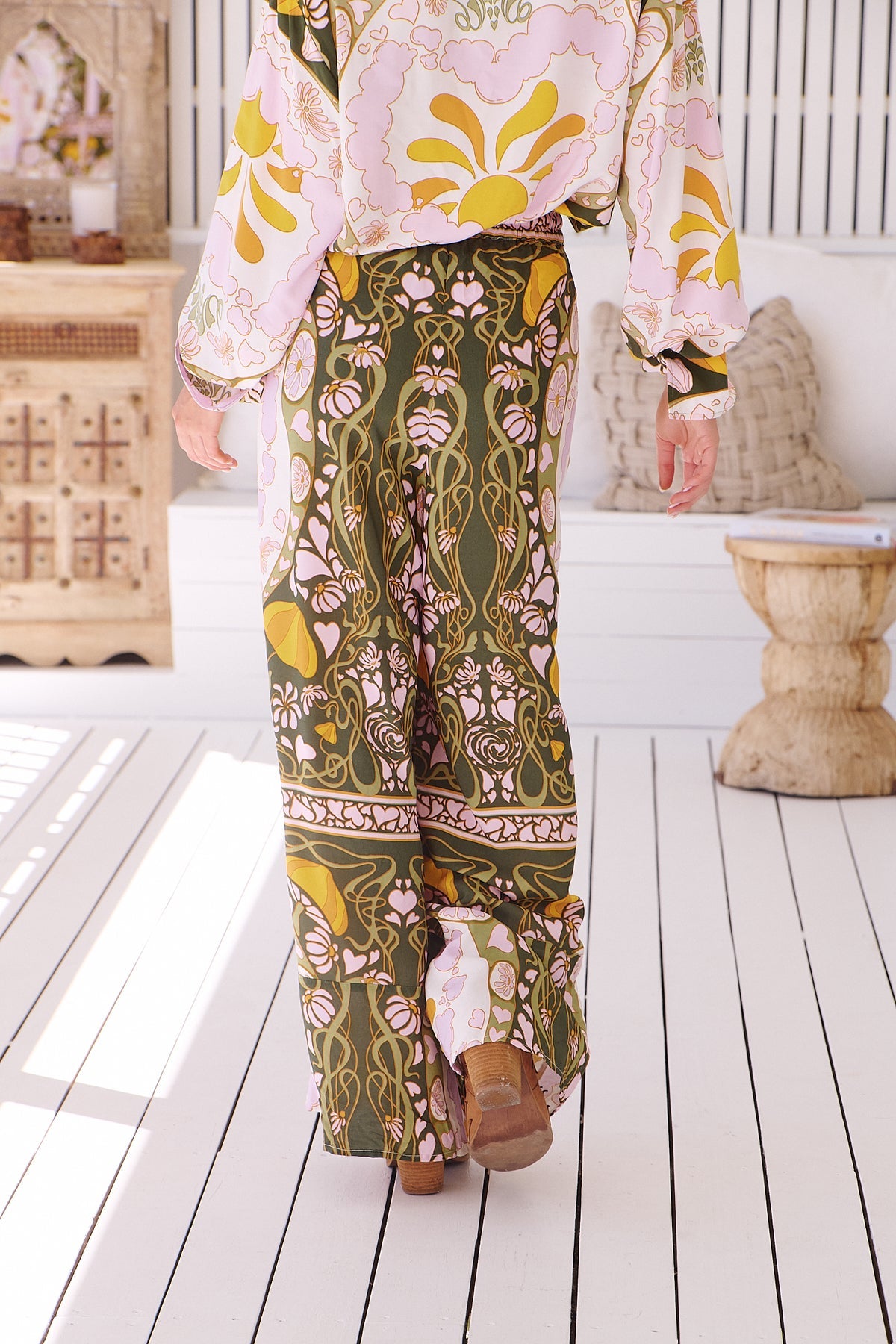 Load image into Gallery viewer, Dekota Print Rocky Pant - Bottoms
