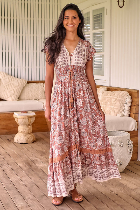 Load image into Gallery viewer, Indah Print Romi Maxi Dress
