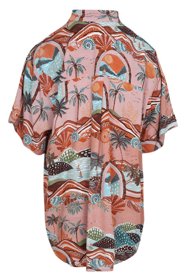 Lakeside Serenity Print Lola Shirt