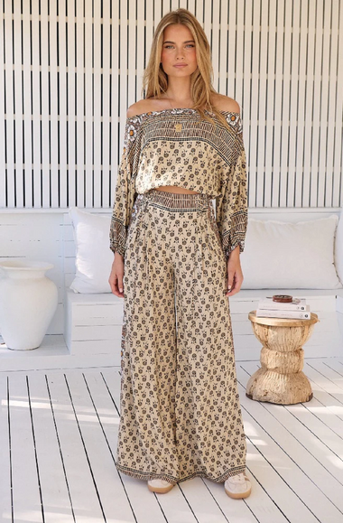 Louella Print Arabella Blouse - Top