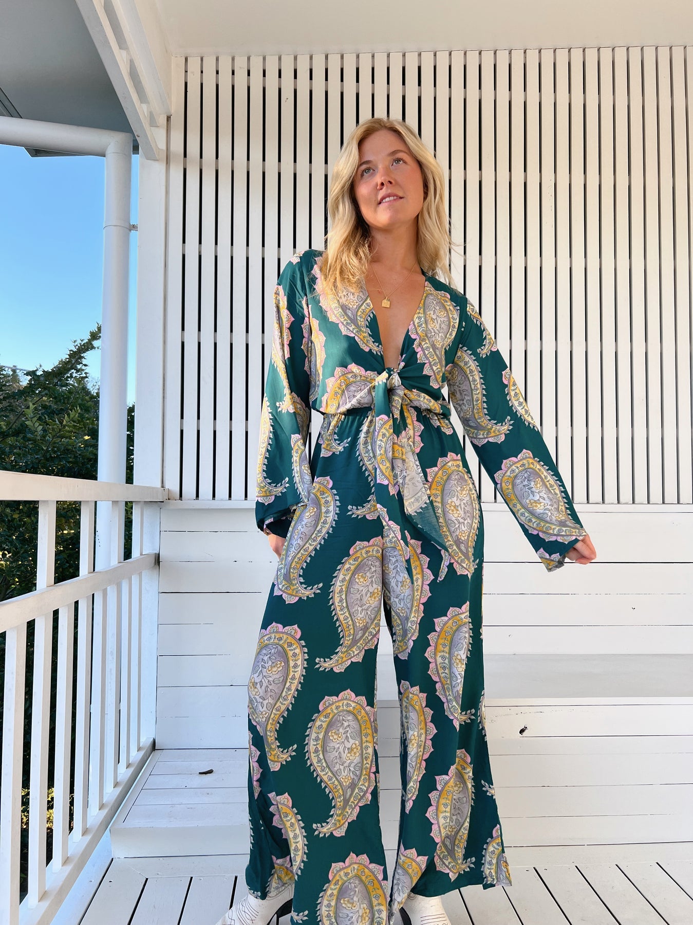 Load image into Gallery viewer, Mahala Print Harlow Jumpsuit - Jumpsuit
