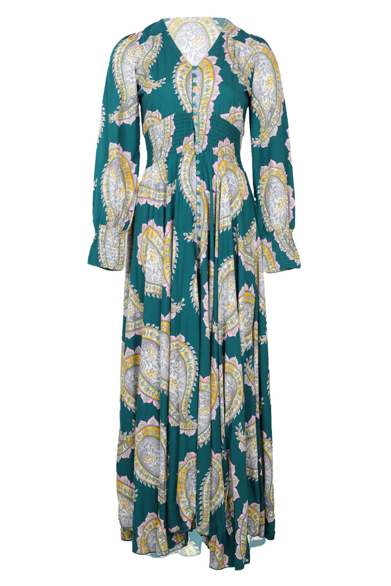 Mahala Print Florin Indie Maxi Dress