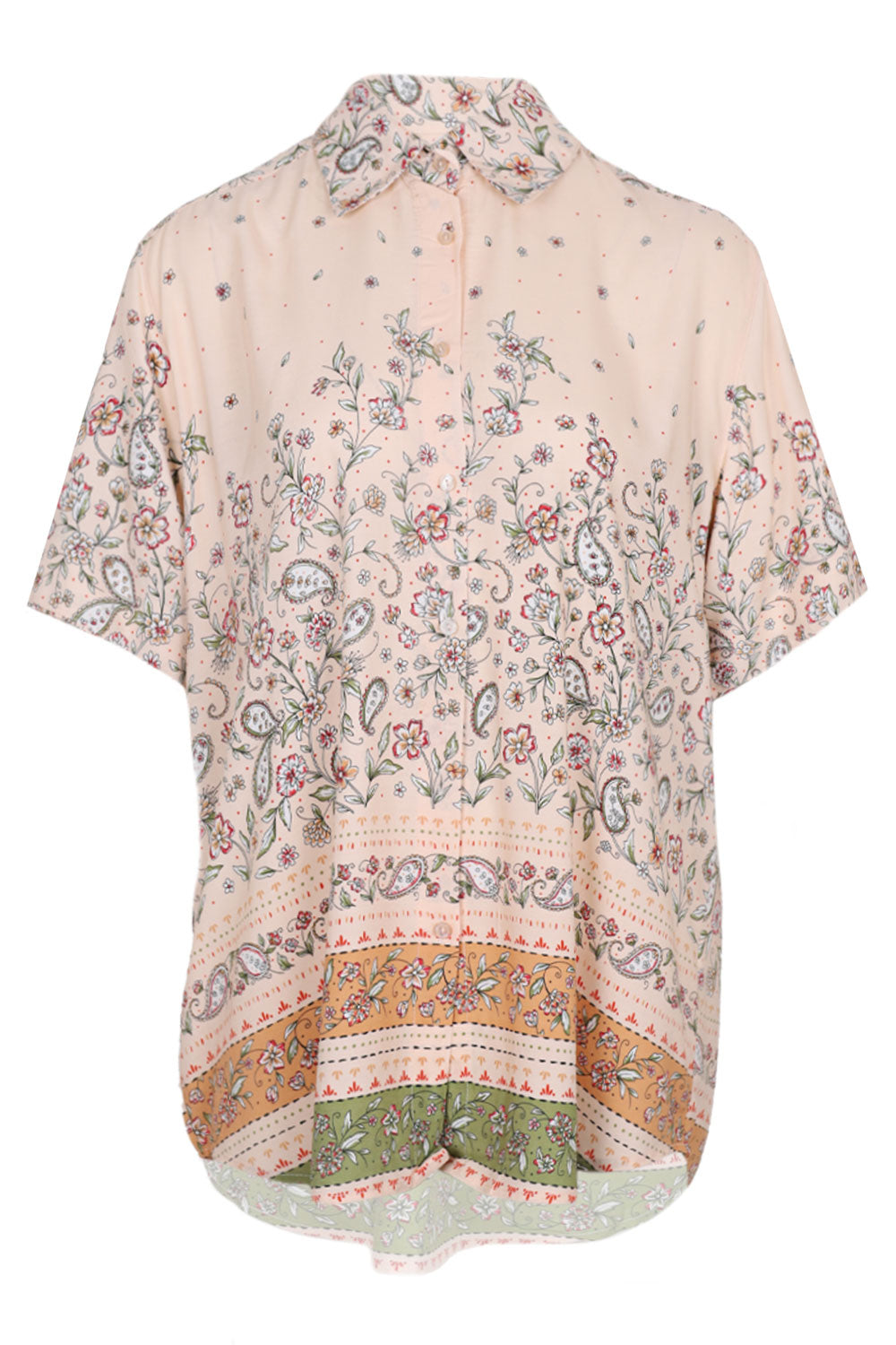 Load image into Gallery viewer, Mist Flower Print Lola Shirt
