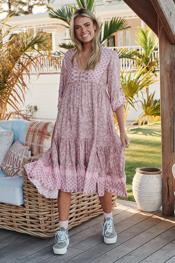 Load image into Gallery viewer, Rosabella Print Monday Midi - Dress
