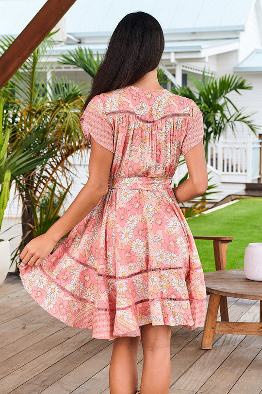 Montana Mini Juliets Garden Print Pink - Dress