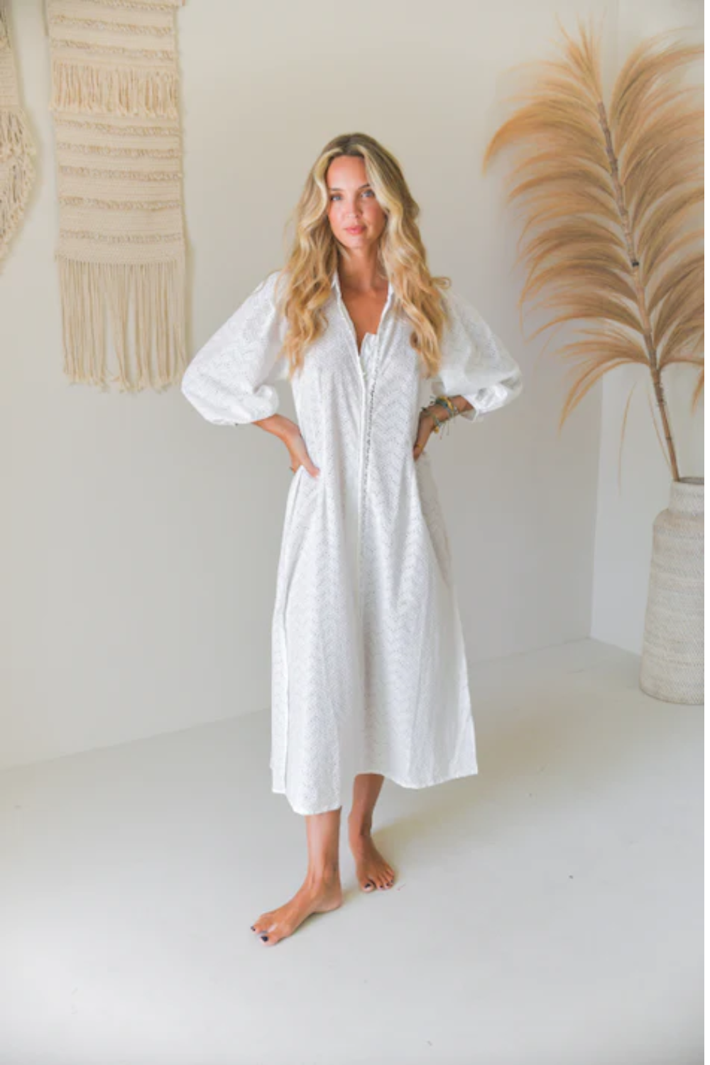 Load image into Gallery viewer, Moon Flower Collection Selene Midi Dress
