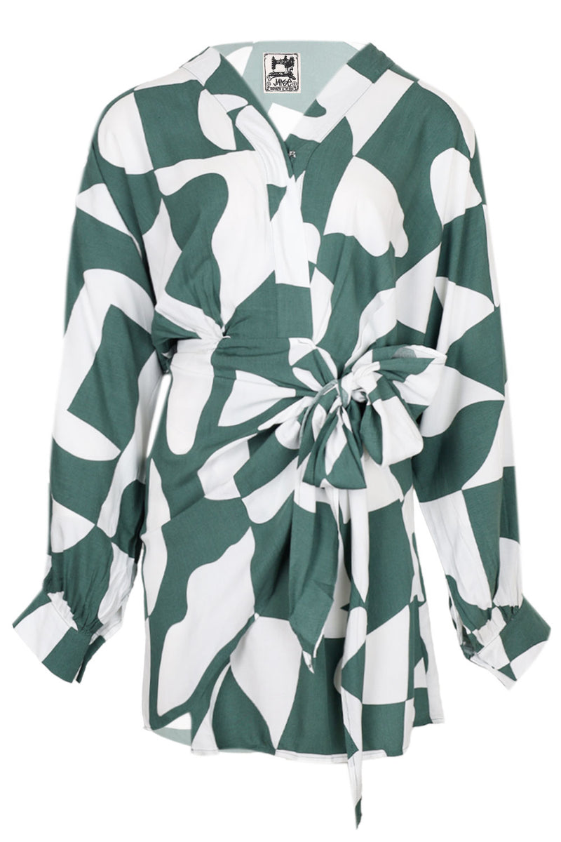 New Jersey Print Cate Mini Dress