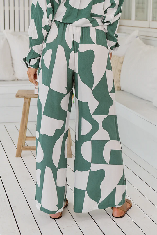 New Jersey Print Jax Pants - Bottoms