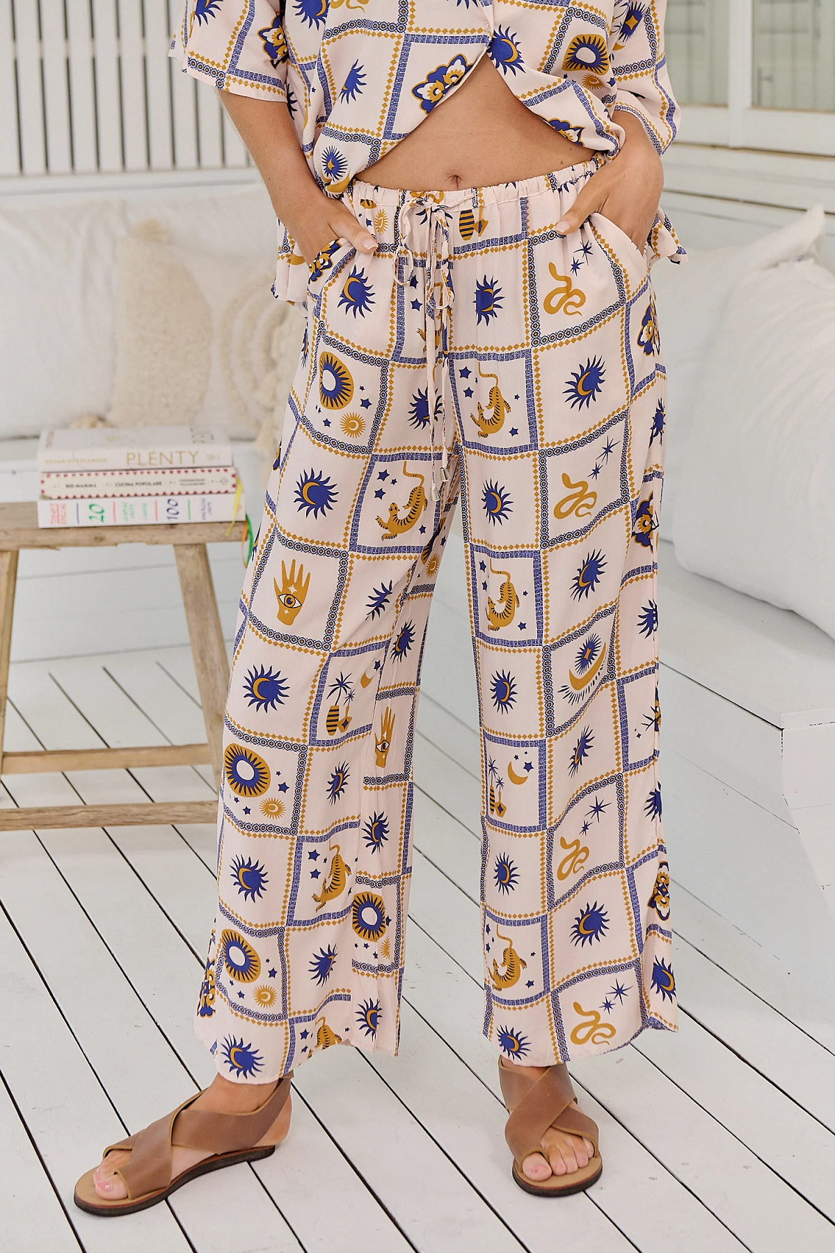 Oracle Print Cici Pant - Bottoms