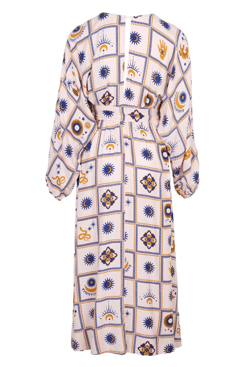 Load image into Gallery viewer, Oracle Print Fields Midi Dress
