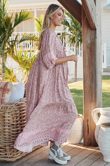 Rosabella Print Paris Maxi - Dress