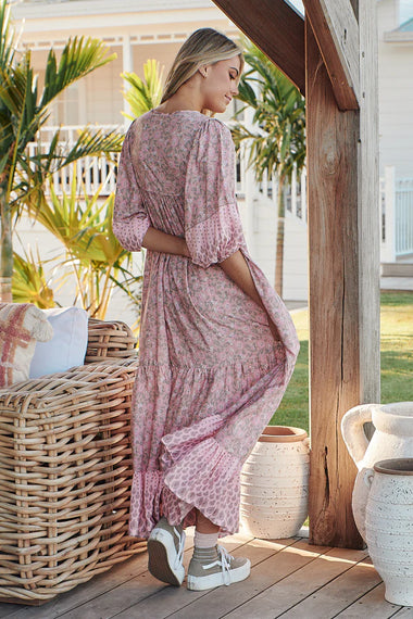 Rosabella Print Paris Maxi - Dress