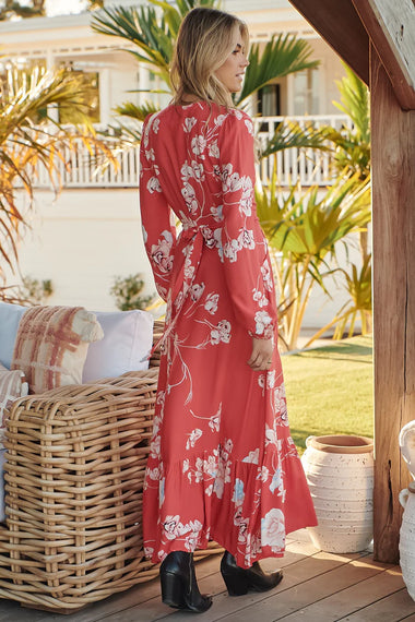 Priscilla Print Pippie Maxi Dress - Dress