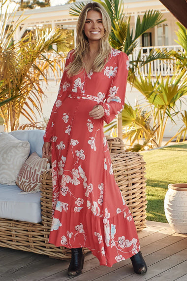 Priscilla Print Pippie Maxi Dress - Dress