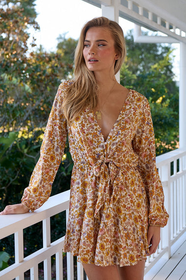 Solara Print Lisa Mini Dress - Dress