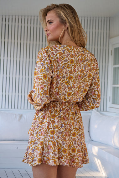 Solara Print Lisa Mini Dress - Dress