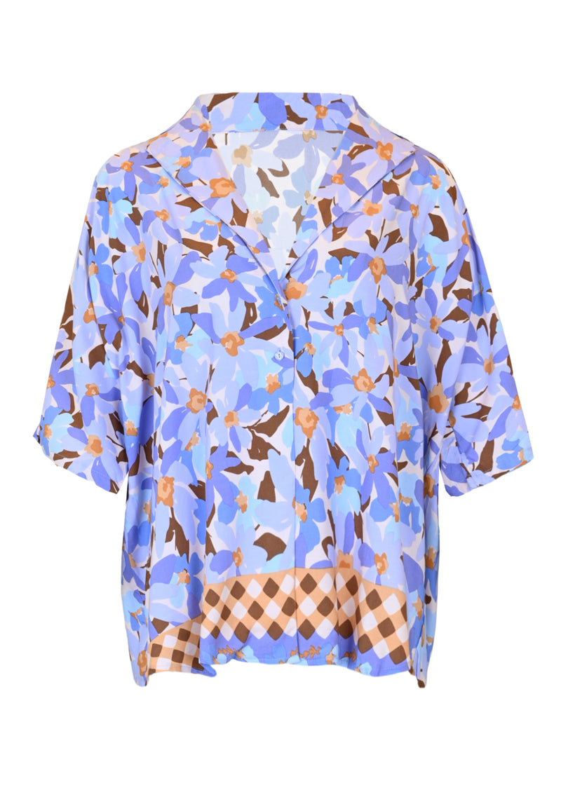 Wild Orchid Print Samara Shirt