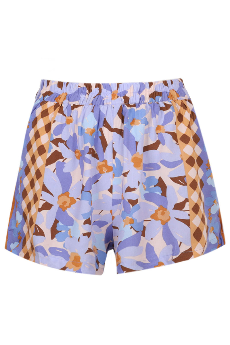 Wild Orchid Print Myra Shorts