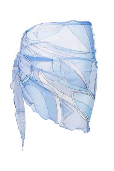 Mini Girls Sarong Blue