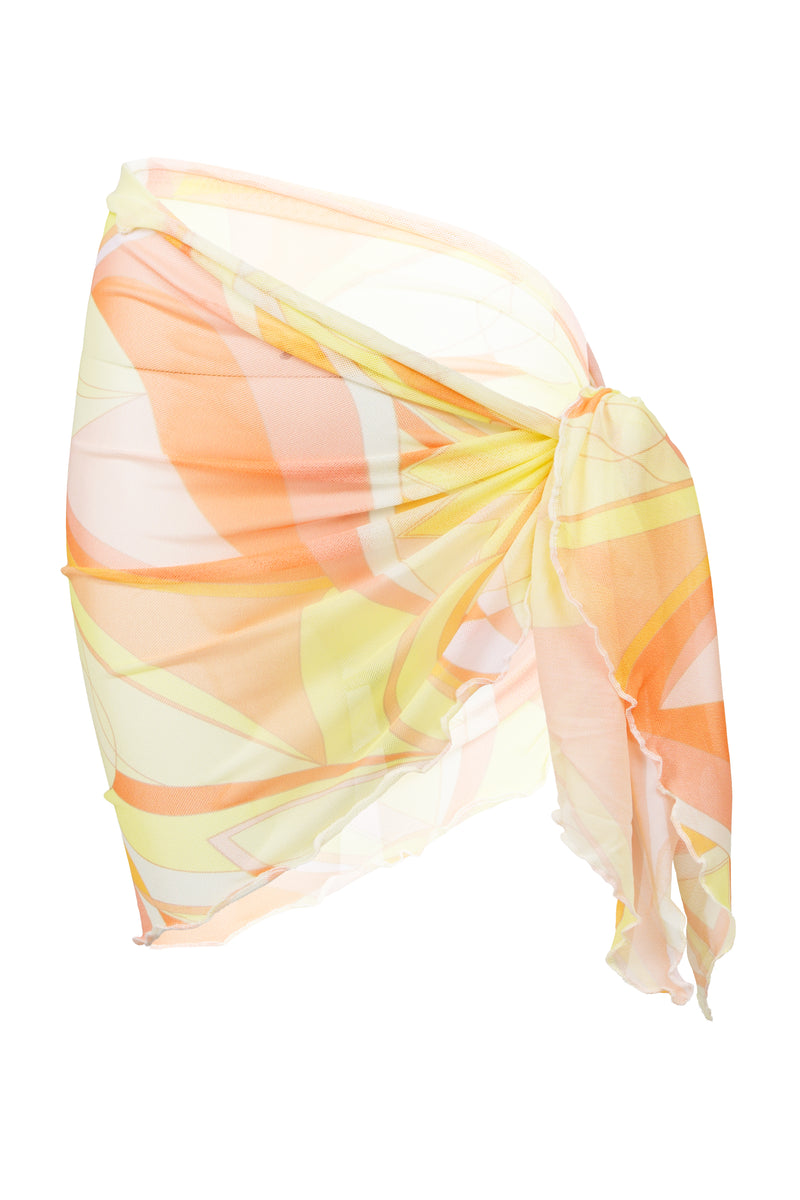 Mini Girls Sarong Yellow