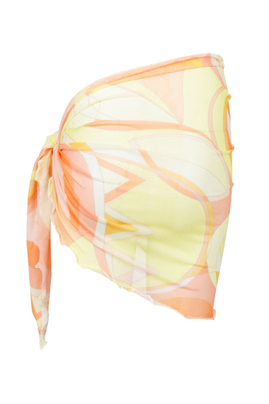 Mini Girls Sarong Yellow