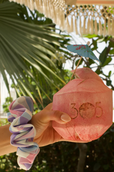 Chunky Scrunchies Blue