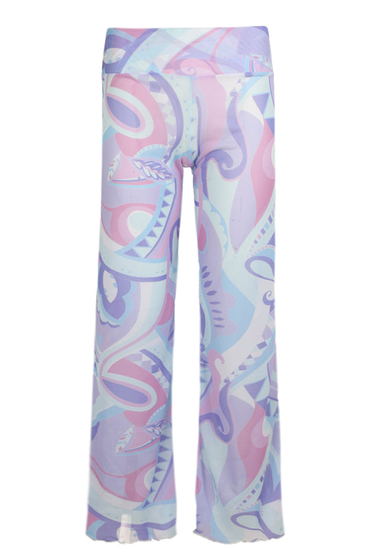 Load image into Gallery viewer, Mesh Wide Leg Blue
