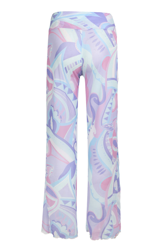 Load image into Gallery viewer, Mesh Wide Leg Blue
