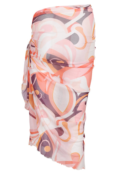 Mesh Full Sarong Orange