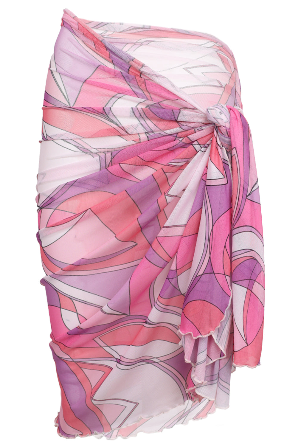 Load image into Gallery viewer, Mesh Full Sarong Pink
