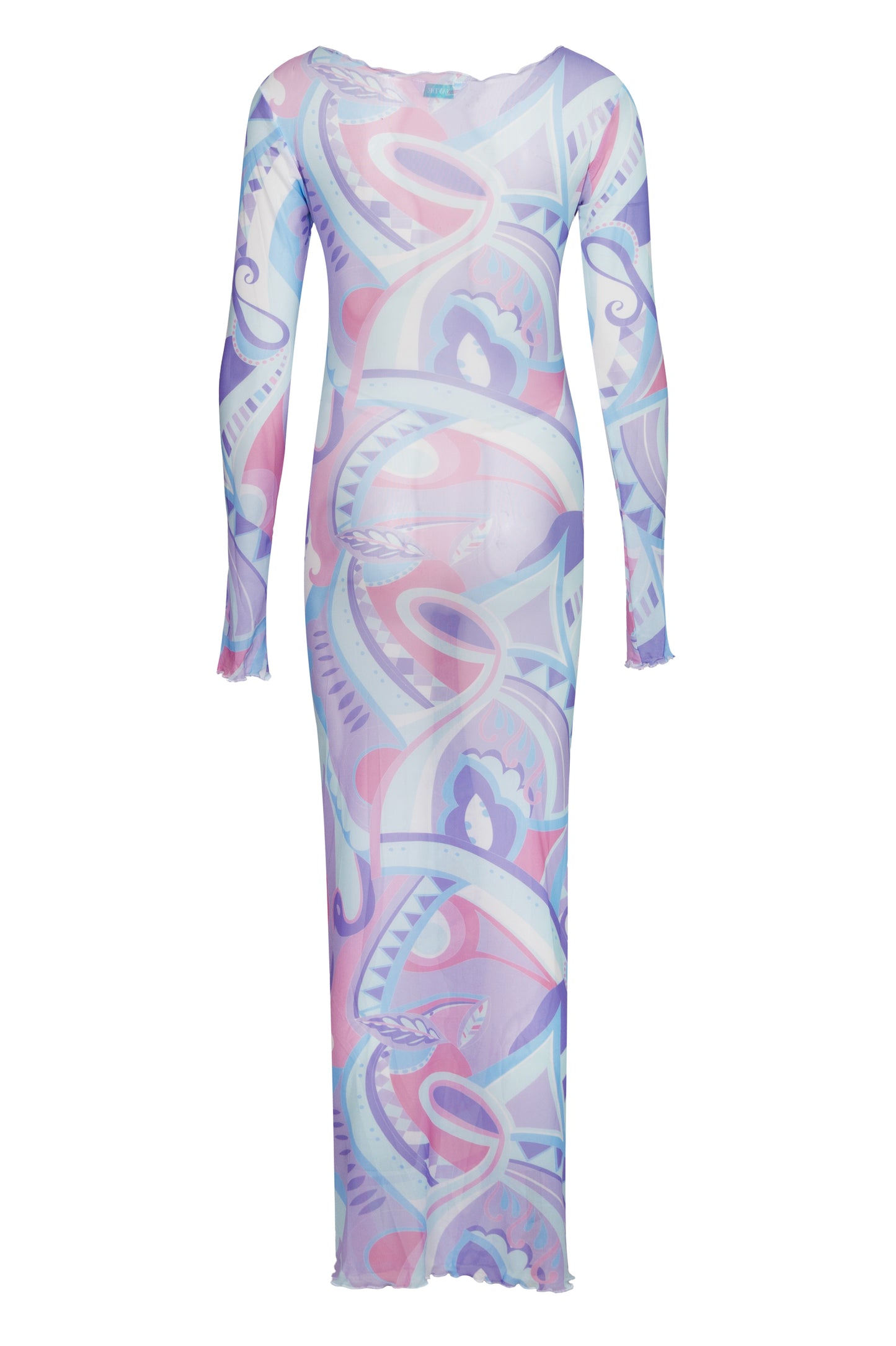 Load image into Gallery viewer, Mesh Tie Dress Blue/Lilac
