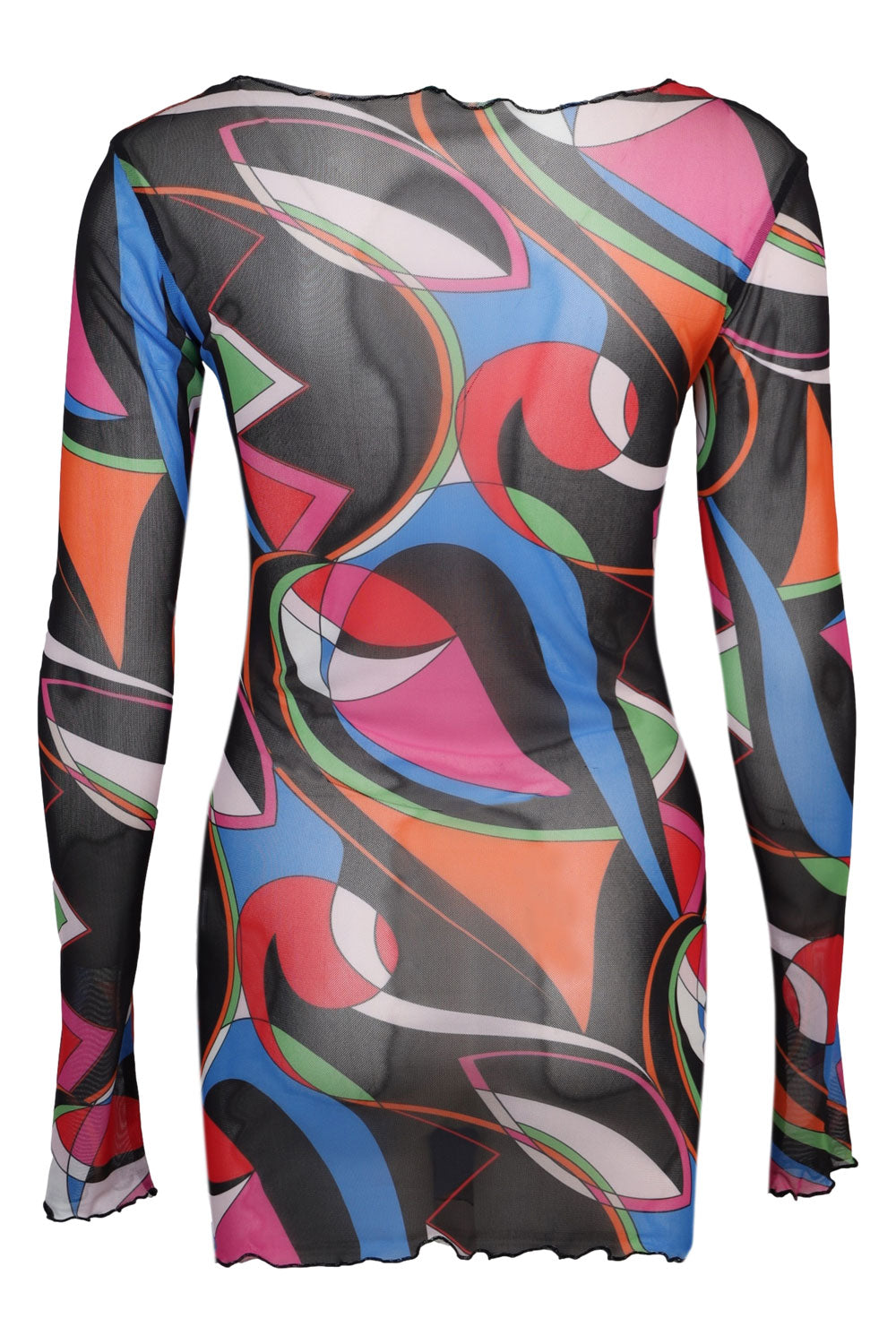 Load image into Gallery viewer, Mini Mesh Dress Black Multi

