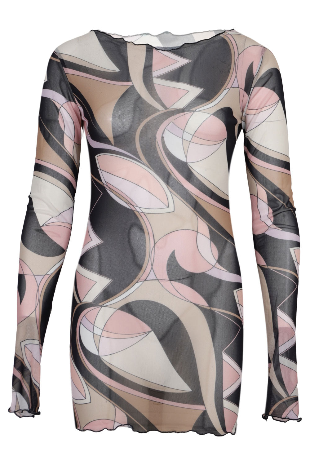 Load image into Gallery viewer, Mini Mesh Dress Black Nude
