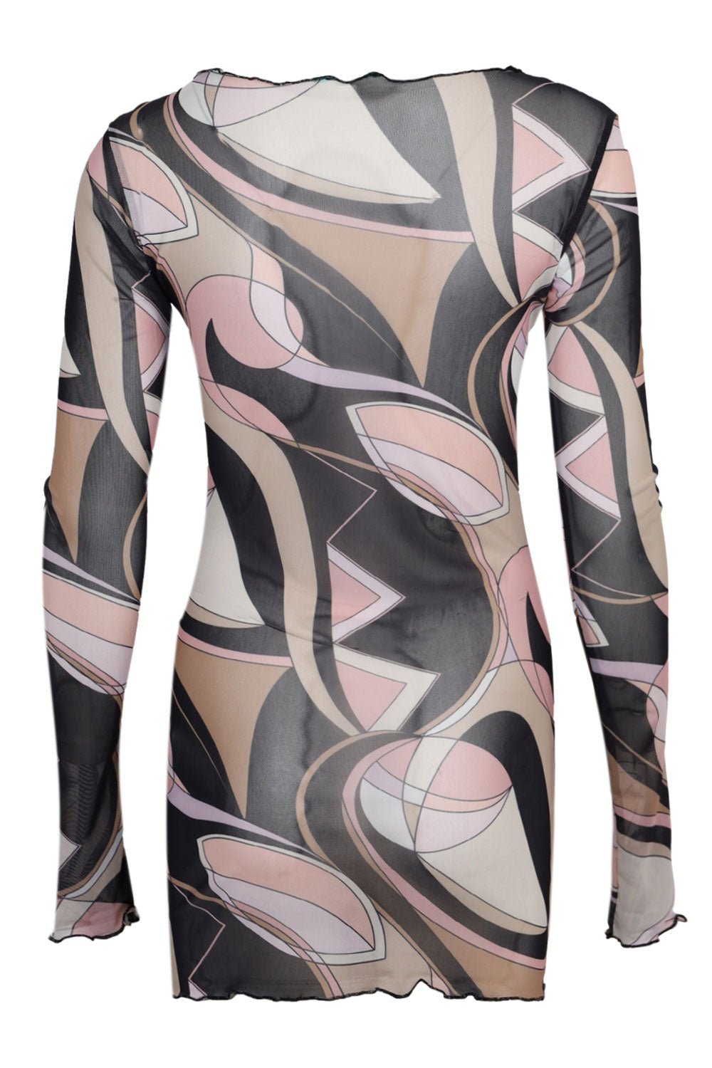 Load image into Gallery viewer, Mini Mesh Dress Black Nude
