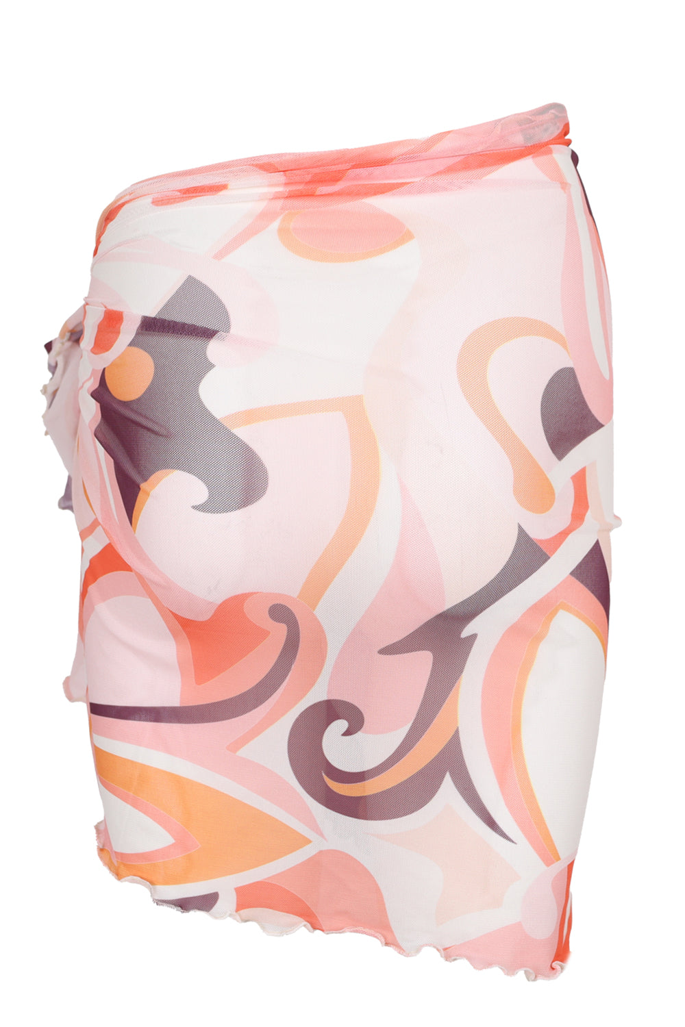 Load image into Gallery viewer, Mesh Mini Sarong Orange
