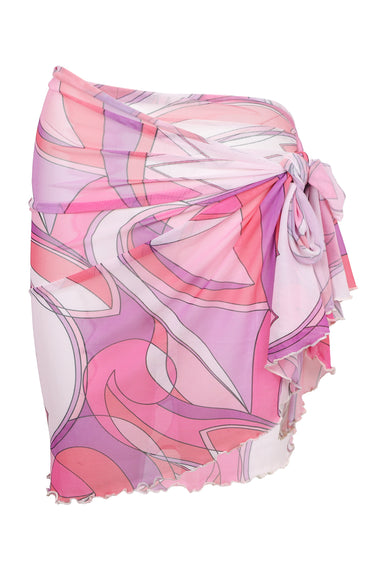 Mini Mesh Sarong Pink