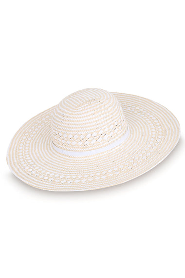 Jemima Hat Weave/White