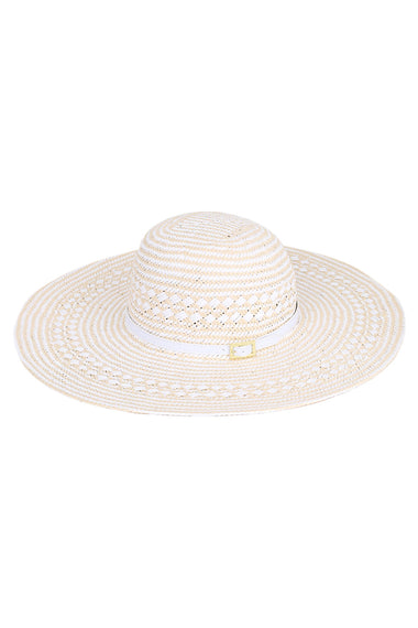 Jemima Hat Weave/White
