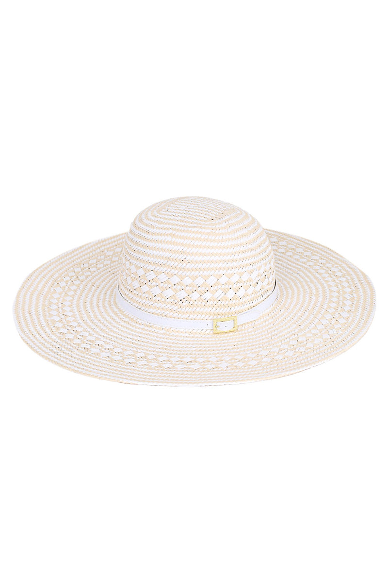 Jemima Hat Weave/White