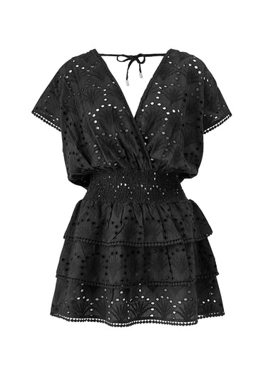 Jess Short Dress Black - Dress