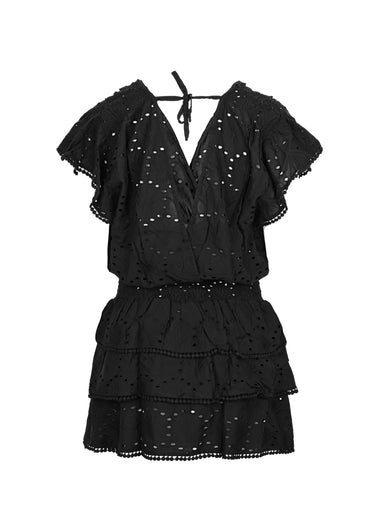 Jess Short Dress Black - Dress