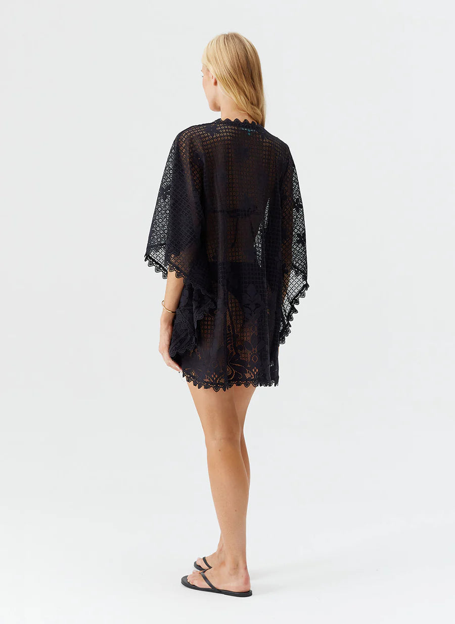 Load image into Gallery viewer, Josie Kaftan Black - ONE SIZE - Kaftan
