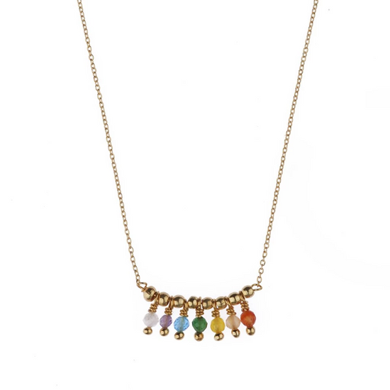 Load image into Gallery viewer, Josie Necklace Gold Multi
