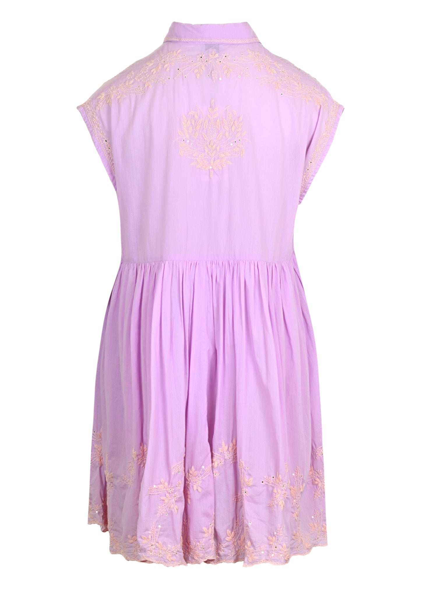 Load image into Gallery viewer, Poncho Dress: Lotus Embroidery &amp;amp; Lilac Slip Combinations
