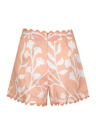 Wide Hem Short With Majorelle Print