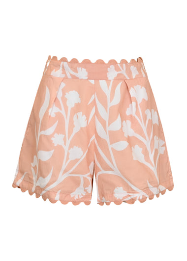 Wide Hem Short With Majorelle Print