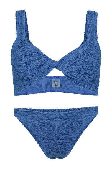 Juno Bikini Metallic Denim