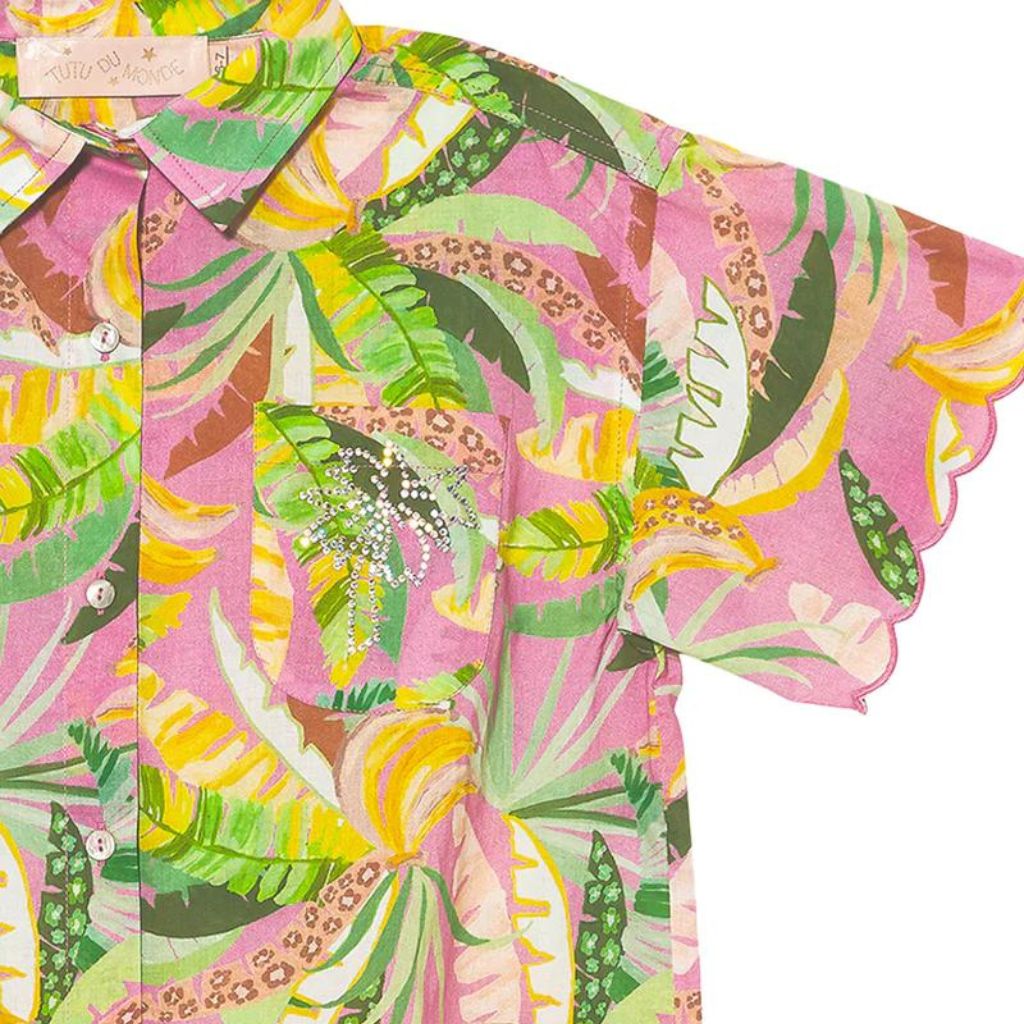 Load image into Gallery viewer, Copacabana Shirt Palm Print
