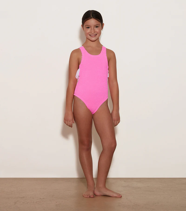 Kids Lara Swim Bubblegum - ONE SIZE - One Piece
