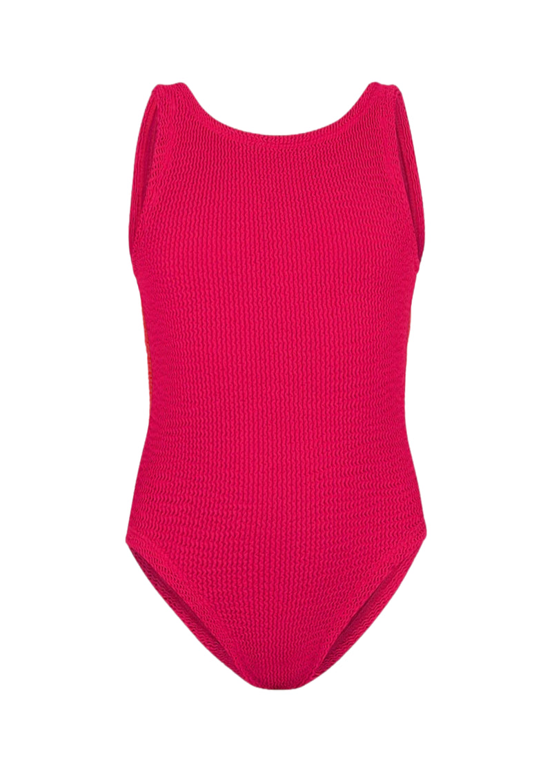 Kids Alva Swim Metallic Raspberry